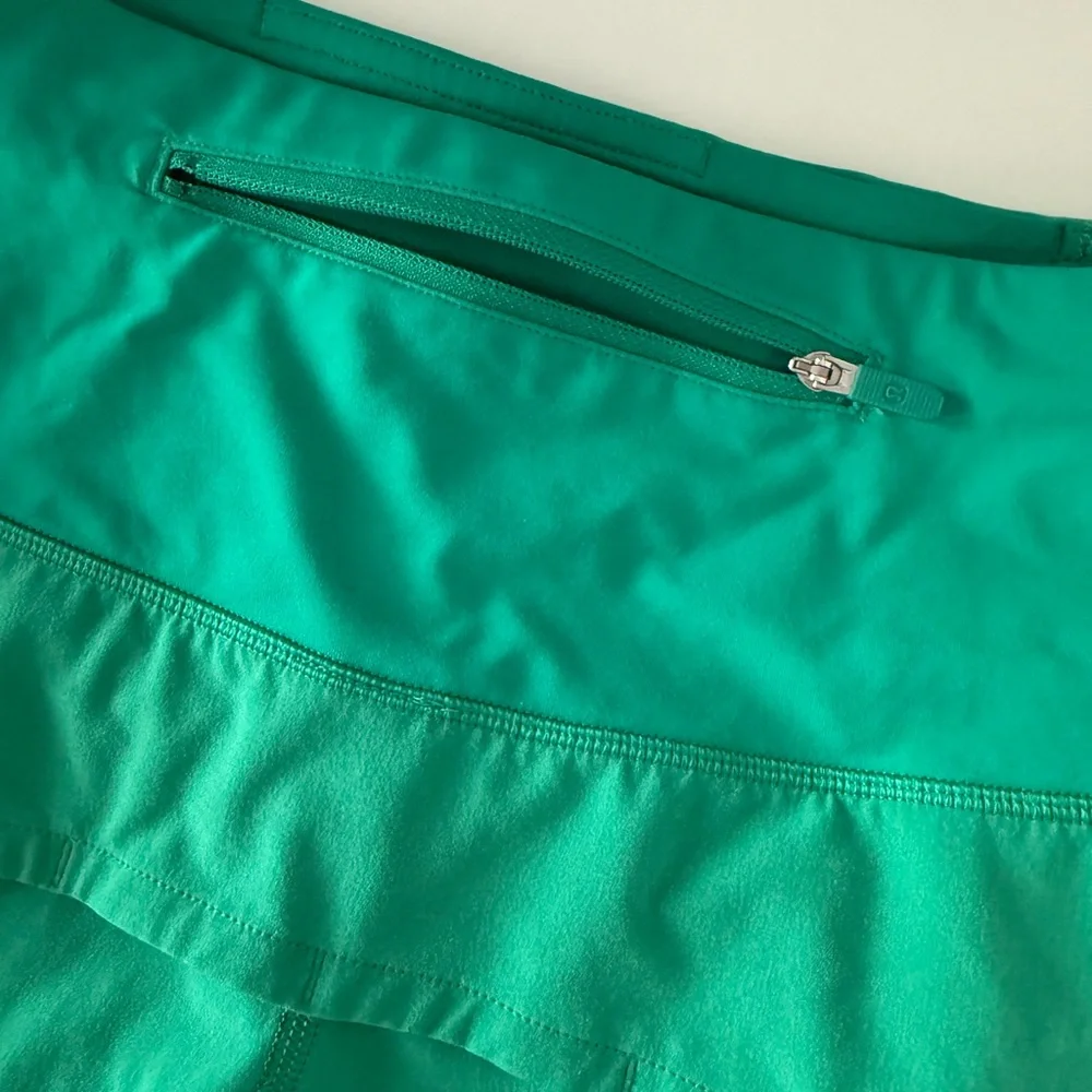 Lululemon Athletica Bright Green Athletic Shorts - Picture 3 of 8